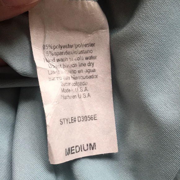 Sea Foam Green High Low Dress - Picture 6 of 7